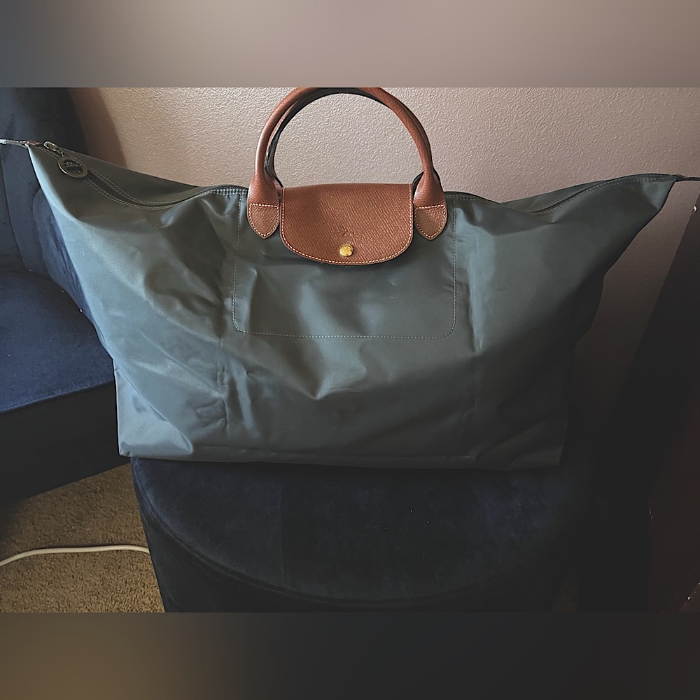 Longchamp large collapsible duffle